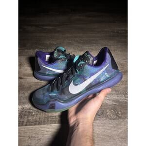 Size 11 - Nike Kobe X 10 Peach Jam Overcome Pre Owned 705317-305